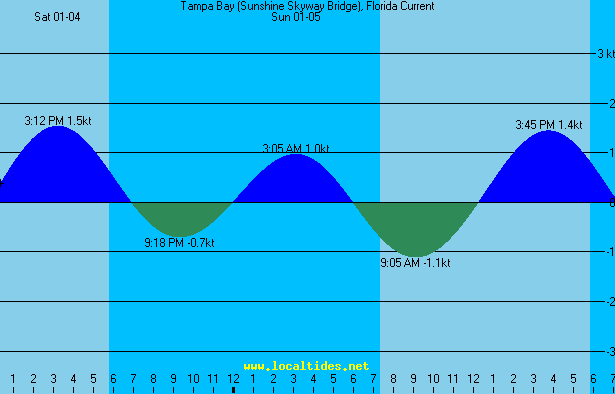 Sunshine Skyway Bridge Tampa Bay Florida Tide Chart